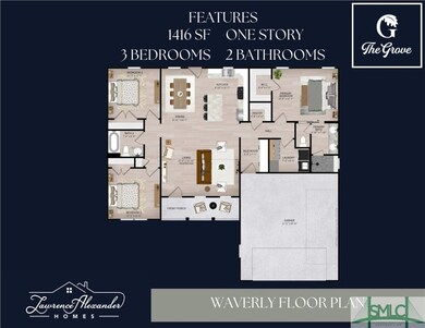 WAVERLY PLAN BY LAWRENCE ALEXANDER HOMES.