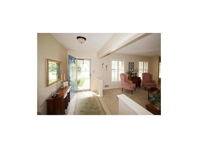 Bright and light entry with ceramic tile entry
