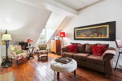 Spacious living room with all natural light