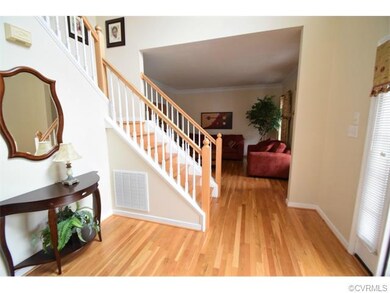 Foyer looking into the formal living room