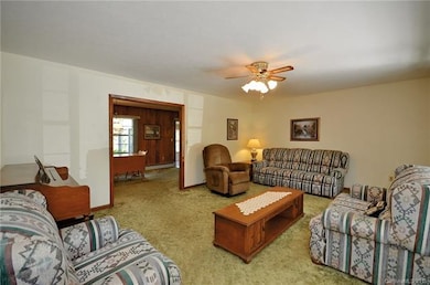 Living Room opens to Dining Room