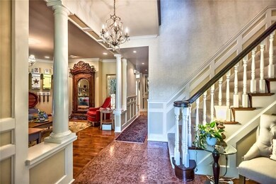 Spacious entry with radiant heated  floors and ope