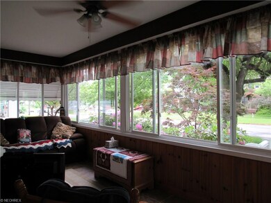 This view shows the beautiful windows and how they
