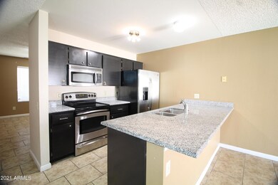 Kitchen view from Family Room