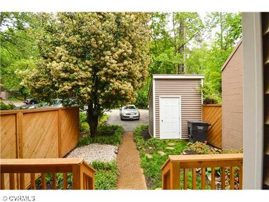 View - View from the front deck to the parking are