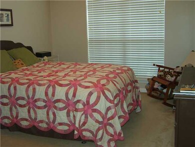 Master bedroom is separate from the other bedrooms