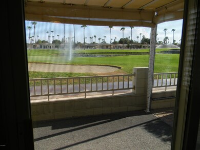 Golf course and water view