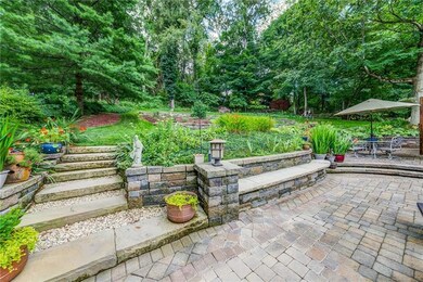 Beautifully landscaped back yard