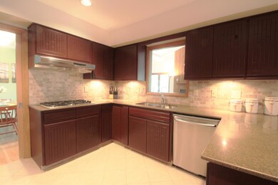 Well lit kitchen
