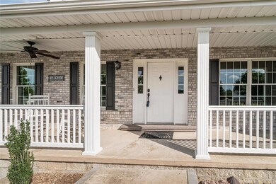 Welcoming front porch