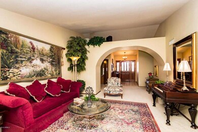 Formal living room looking to entry
