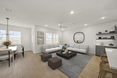 Cozy great room and dining area (*Photo not of act