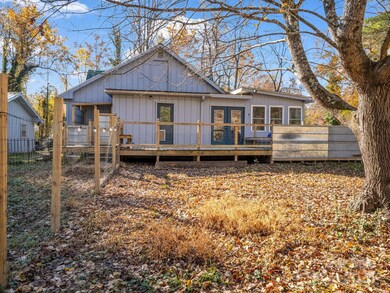 Back of house with great deack