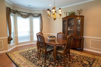 Entertain Your Guests In The Oversized Dining Room