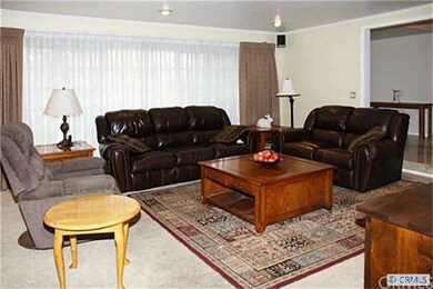 Large light and bright living room  features reces