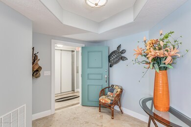 Private Entry Way with Elevator