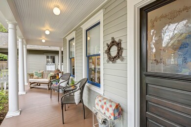 Wraparound front porch is a great way to enjoy pas