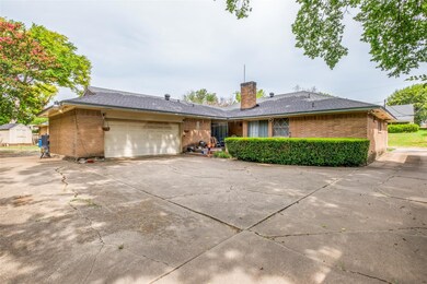 Single story home with a garage