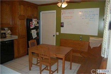 Breakfast nook in kitchen