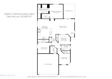 2395 E. Skipping Rock Way Floor Plan