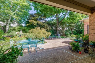Professionally landscaped, private patio is a peac