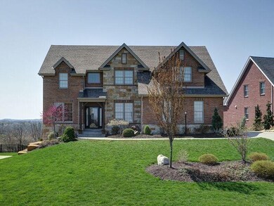 Custom brick & stone home by Graziani on a breathtaking scenic lot. This 5 year young immaculate home surrounded by extensive landscaping on a level lot with a million dollar WOW view is a bargain!