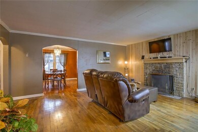 Archways flowing throughout the home.