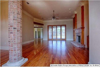 View from foyer through to living room