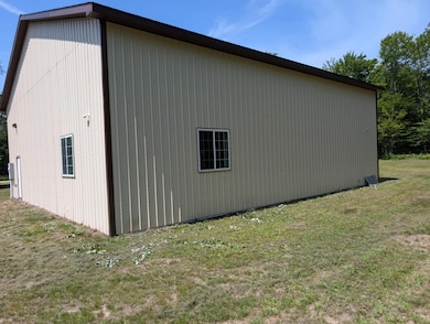 back and side of pole barn