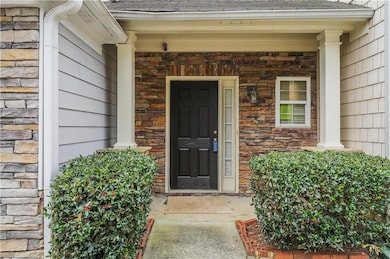 Entrance with covered porch