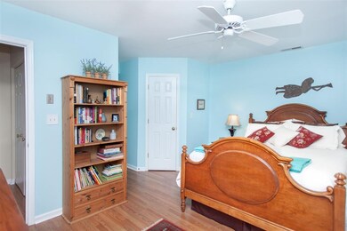 Spacious master bedroom.