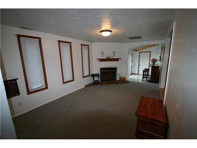 Family Room. Family room looking over looking the sun room