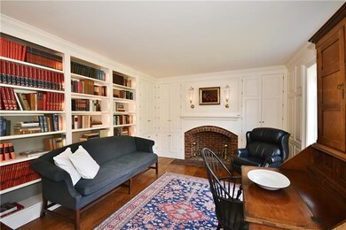 Library offers many shelves and built-ins