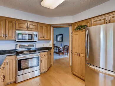Kitchen has upgraded stainless appliances