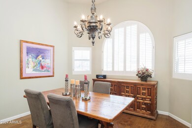 Nice size dining area