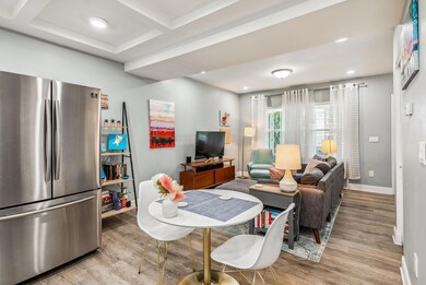 Kitchen and living room