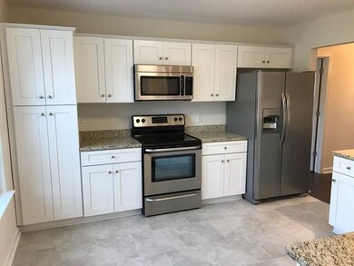 Kitchen with granite counters