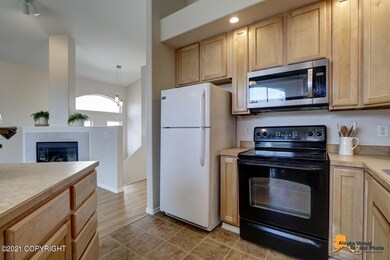 Maple cabinets . . .