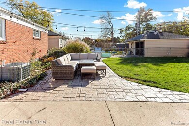 View of patio with an outdoor living space