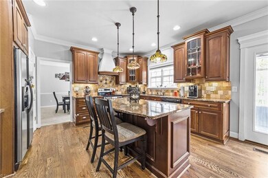 Gourmet open kitchen