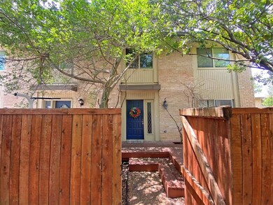 Private courtyard with a full deck.