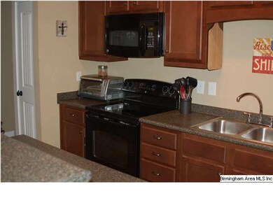 The kitchen has countertops galore!