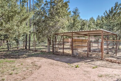 Front View of Horse Corrals