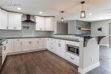 Lots of Counter space.  Big Fridge