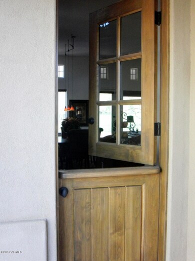 Dutch Door from Kitchen