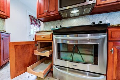 Lower cabinets all have pull outs for easy storage