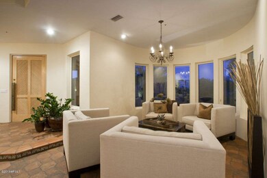 Foyer Entry to Living Room Sitting Area