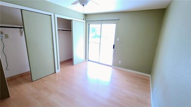 Unfurnished bedroom featuring light wood-type flo