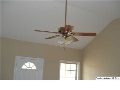 vaulted ceiling in living room
