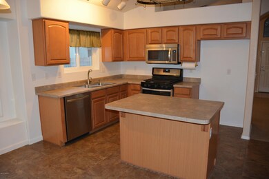 kitchen with island